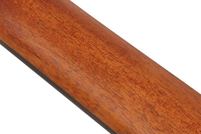 Low Oval Grip Thermo Aged™ African Mahogany neck with Rounded Fretboard Edge