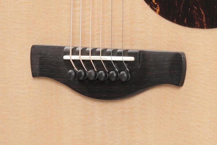 Macassar Ebony Scalloped bridge