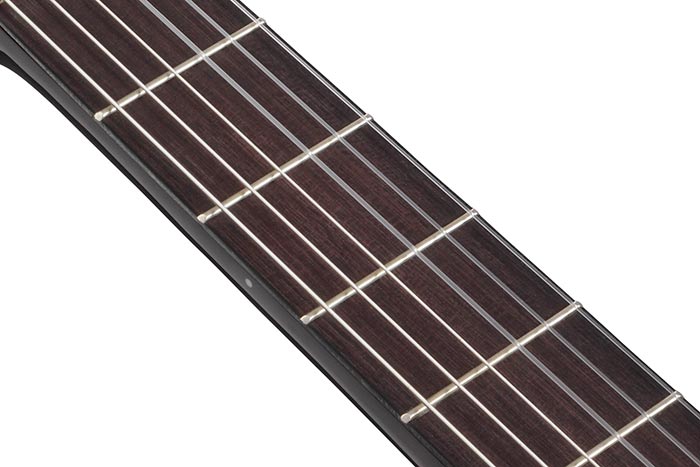 Purpleheart fretboard