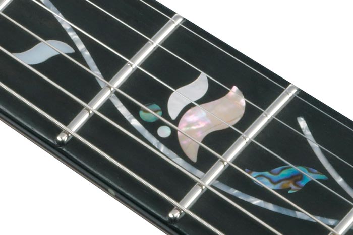 Jumbo Stainless Steel frets with VISIONS fret edge treatment