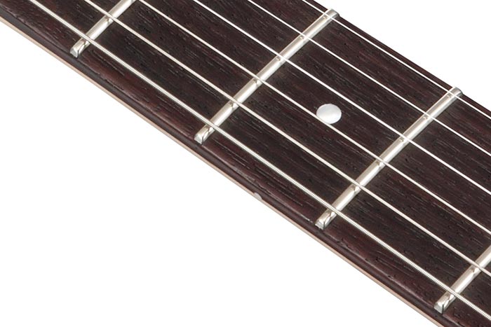Medium frets with Prestige fret edge treatment
