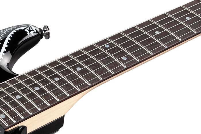 Rosewood fretboard
