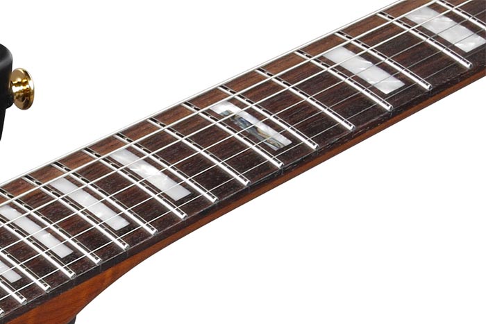 Rosewood fretboard
