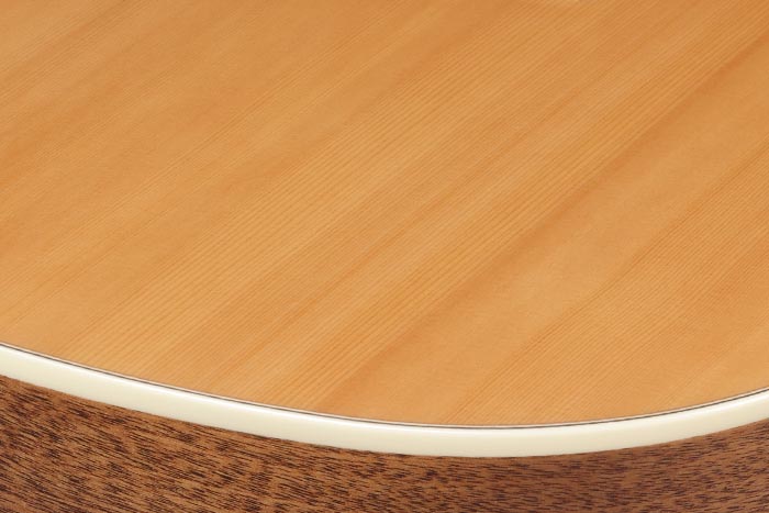 Solid Cedar top