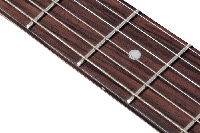 Medium frets with Premium fret edge treatment