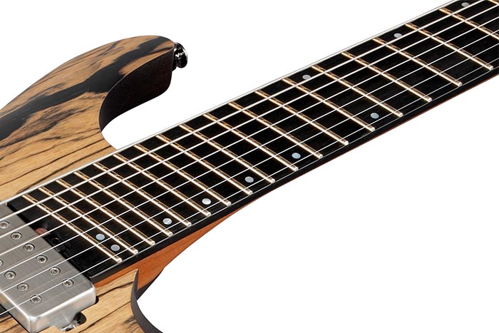 Slanted frets