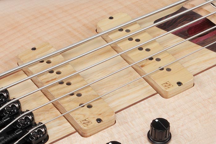 Nordstrand&trade; Big Single pickups with wood cover