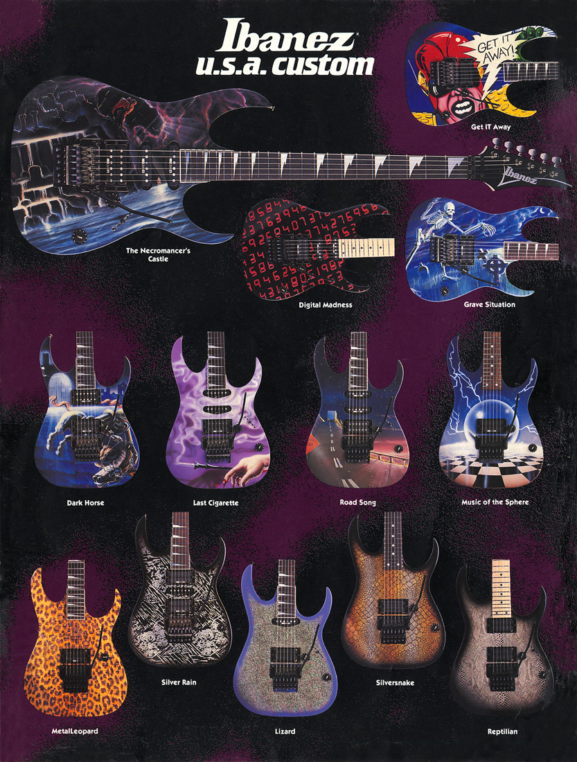 Ibanez CATALOGS SUPPORT Ibanez guitars