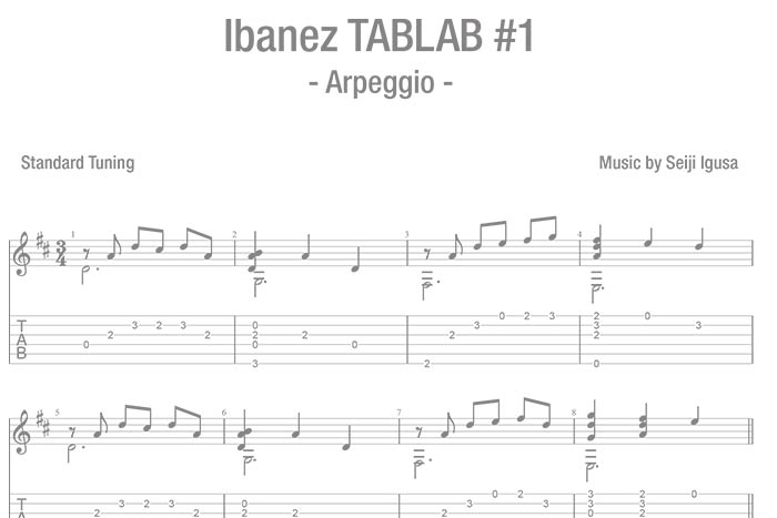 Ibanez TABLAB #1 Arpeggio
