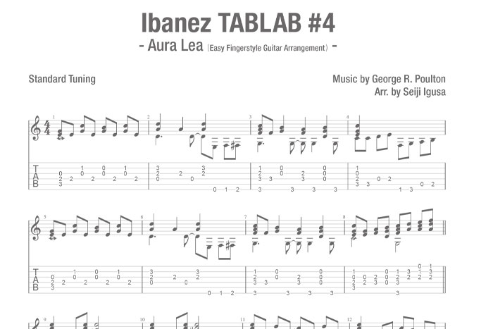 Ibanez TABLAB #4 Aura Lea