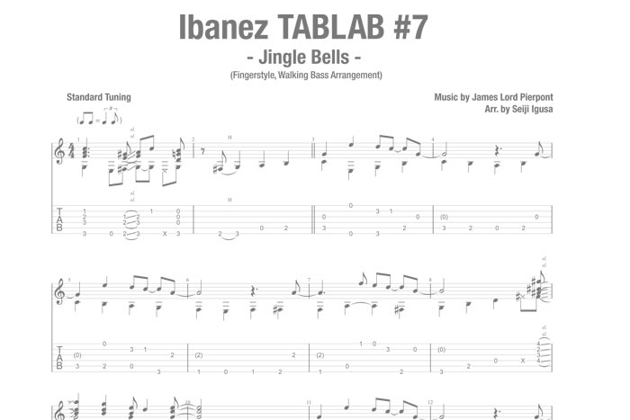 Ibanez TABLAB #7 Jingle Bells