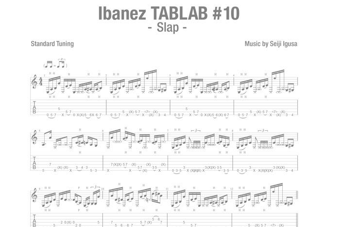 Ibanez TABLAB #10 -Slap